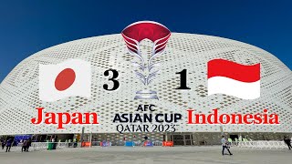 AFC Asian Cup Qatar 2023  Japan vs Indonesia in Al thumama stadium [upl. by Wilson]