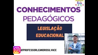 SIMULADO DE CONHECIMENTOS PEDAGÓGICOS  LEGISLAÇÃO EDUCACIONAL  AULA 72 📚 [upl. by Hadihsar221]