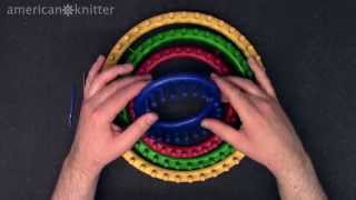 Knifty Knitter Brand Round Knitting Loom Review [upl. by Htebilil]