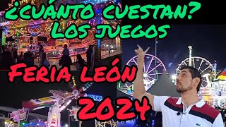 feria león 2024 cuanto cuestan juegos mas divertidos tour juegos mas divertidos feria de león 2024 [upl. by Larred130]