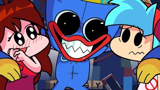 Huggy Wuggy Vs Boyfriend amp Girlfriend  Friday Night Funkin Vs Playtime Animation [upl. by Sirronal330]