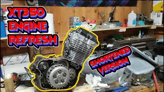 89 XT350 Engine Refresh Short Version [upl. by Gardia]