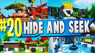 TOP 20 BEST HIDE and SEEK Creative Maps In Fortnite  Fortnite HIDE and SEEK Map CODES [upl. by Ellenrahc]