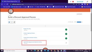 Specify Final Approval and Rejection Actions  Build a Discount Approval Process  Salesforce [upl. by Joshua]