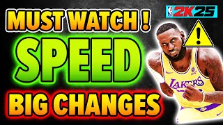 Speed BIG CHANGES  NBA 2K25 Best Build [upl. by Anneiv723]