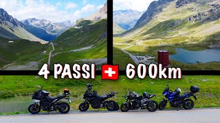 SVIZZERA IN MOTO 😍🇨🇭  Albula Pass Julier Pass Via Mala Splugen Pass [upl. by Mozza]