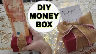 DIY Money Box tutorial  Money Pull out box  Gift ideas [upl. by Eekram]