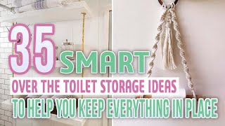 35 Smart Over the Toilet Storage Ideas To Help You Keep Everything In Place [upl. by Darcee]