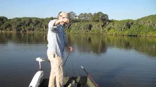 Guana Lake Florida Fishing For Seatrout Redfish Jim Anderson amp Bob McNally [upl. by Eerehs]