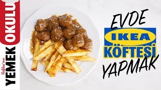 İkea Köftesi Challenge Meydan Okuması  İsveç Köfte ve Gravy Sos Tarifi [upl. by Rivalee569]