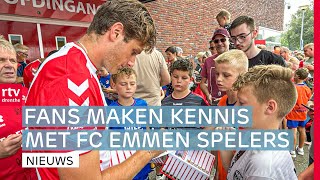 Fans maken kennis met spelers van FC Emmen amp Vliegende auto op het TT Circuit  Drenthe Nu [upl. by Aimaj]