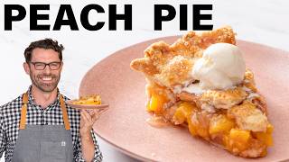 Perfect Peach Pie Recipe [upl. by Ahsiekim]