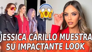 😍Jessica Carrillo IMPACTA CON SU LOOK al rojo vivo en su llegada al Miss Universo [upl. by Auoy]