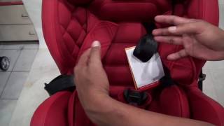 สาธิตการติดตั้ง คาร์ซีท Carseat แบบ Isofix amp Latch 9เดือน12 ขวบ Embix C81 Group123 [upl. by Lunetta]