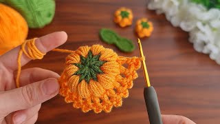 3D⚡💯Crochet Flower 💯👌 Key chain💯👌Very easy crochet rose flower making for beginners [upl. by Harri]