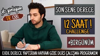 Evde DERECE YAPTIRAN Günlük Rutinim ve Ders Programım  Çalışma Günlüğüm VLOG  yks2022 [upl. by Sitnik]