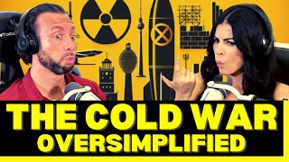 WHEN SUPERPOWERS COLLIDE CANADIANS FIRST TIME REACTION TO Cold War Oversimplified Part 1 [upl. by Eissehc]