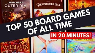 Top 50 Board Games of All Time  In Only 20 Minutes [upl. by Idnahk]