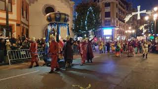 Cabalgata de Reyes Magos Oviedo 2019 Rey Melchor [upl. by Kosel]