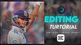 How to edit cricket shorts 🔥  Editing turtorial ⚡ How to edit like me ✨🥶 How to edit baddas 🥶🔥✨ [upl. by Gunning58]