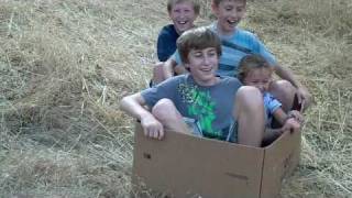 Sliding down Cardboard Hill with the kids [upl. by Otilia17]