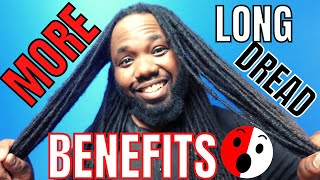 5 MORE Things You Should Know About LONG Dreads  The Benefits of Long Semi FreeForm Locs Part 2 [upl. by Player598]