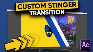 How To Make A CUSTOM Stinger Transition For Your Twitch Stream [upl. by Zwick]