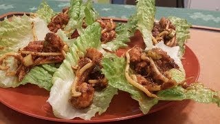 Chipotle Chicken Lettuce Wraps  Appetizer [upl. by Blondy]