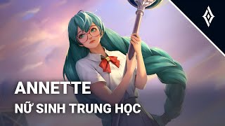 Trang Phục Annette Nữ Sinh Trung Học  Liên Quân Mobile [upl. by Eikcuhc]