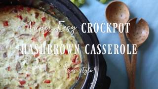 Crockpot Hashbrown Casserole [upl. by Shaine]