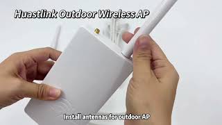 Huastlink Dual Band 1200Mbps Outdoor Mesh Wifi Access Point [upl. by Oiralednac699]