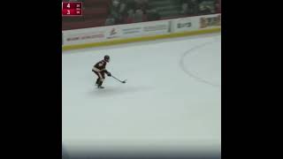 One handed shootout goal hockeyhighlights hockeytime nhl hockeygoals sports [upl. by Ruy453]