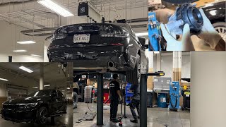 Installing Motor Mounts On My 330i G20 [upl. by Adnolat]