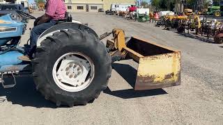 FORD 7610 Tractor amp Box Scraper Diesel [upl. by Rosenberger810]