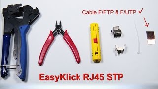 Anschlussanleitung EasyKlick Modul RJ45 STP [upl. by Armil]