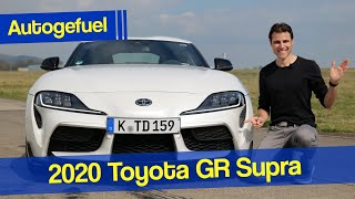 4cylinder vs 6cylinder 2020 Toyota Supra 20 REVIEW with racetrack test  Autogefuel [upl. by Gasperoni]