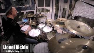 Lionel Richie  All night long drum cover Claudio Madelio [upl. by Mariande903]