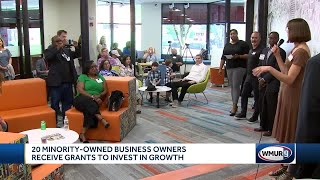 20 minorityowned business owners in Manchester receive grants [upl. by Karil]