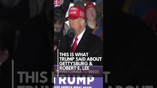 Trump Speech  Trump On Gettysburg amp General Robert E Lee  Donald Trump News [upl. by Xena]