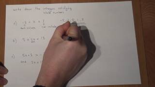 Integers satisfying inequalities 3 key examples GCSE maths revision video [upl. by Prisca]