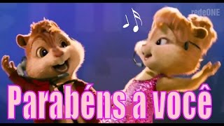 ► Alvin e os Esquilos  Chipmunks  Parabéns pra você  Feliz Aniversário ◄ [upl. by Ulphiah]