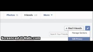 How to set who can see my friends on Facebook [upl. by Heywood]