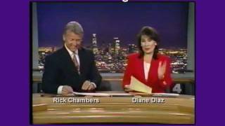 quotStreaker Camera Collisionquot News Blooper KNBCTV NBC4 Los Angeles1994flv [upl. by Firman]