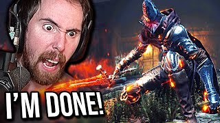 Yeeted amp DELETED Asmongold Quits Dark Souls 3 Cinders Mod [upl. by Retnuh]