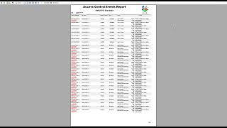 SAFLEC access control event log [upl. by Hilten]