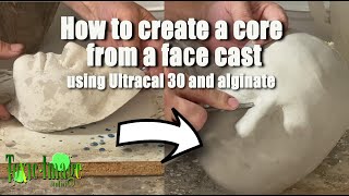 Creating a core from a life cast of the Face [upl. by Ordnassela]