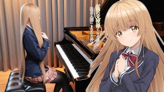 「Little Love Song」The Angel Next Door Spoils Me Rotten ED  Chiisana Koi no Uta  Rus Piano Cover [upl. by Aicul295]