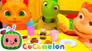 Animal Breakfast Song  CoComelon Animal Time  Learning with Animals  Nursery Rhymes for Kids [upl. by Dempster]