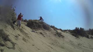 Sandboard pilot Jackson Cruz at Sand Master Park [upl. by Sirovat]