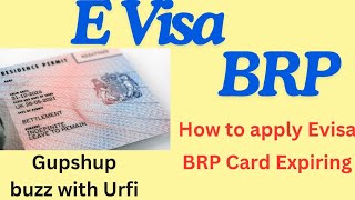 How to Apply E visa  BRP Card Expiring  Do not make these mistakes [upl. by Nhguavahs]